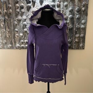 Lululemon Effortless Distressed Purple Women's Hoodie